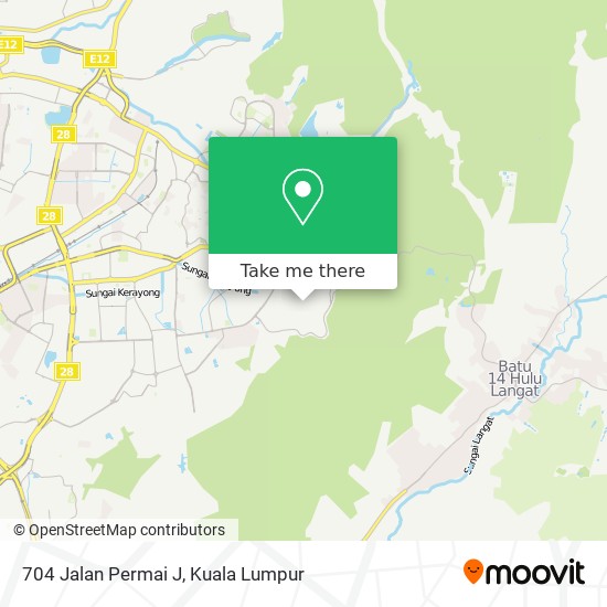 Peta 704 Jalan Permai J