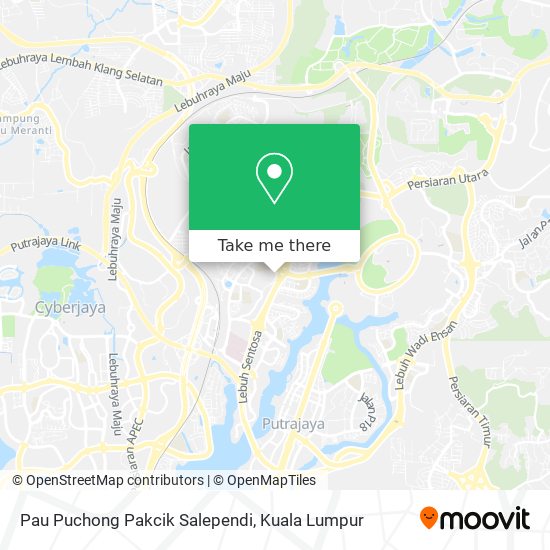 Pau Puchong Pakcik Salependi map