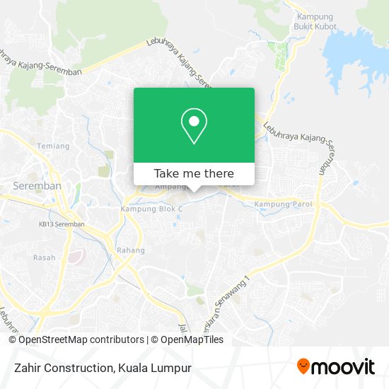 Zahir Construction map