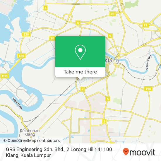 GRS Engineering Sdn. Bhd., 2 Lorong Hilir 41100 Klang map