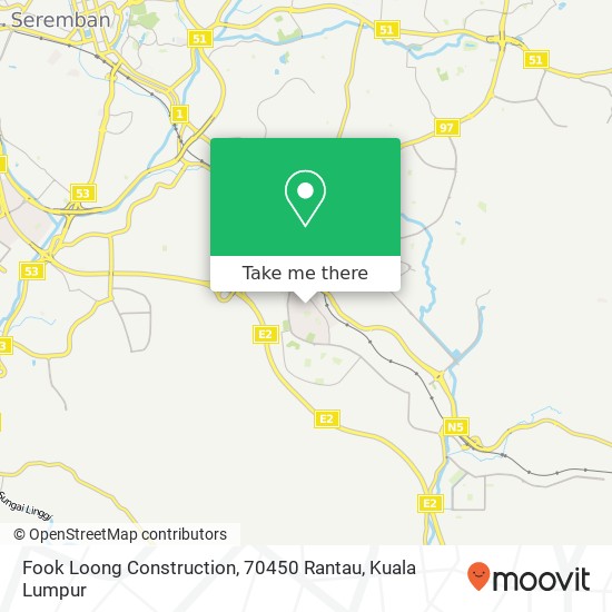 Fook Loong Construction, 70450 Rantau map