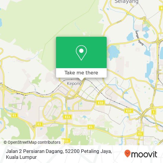 Jalan 2 Persiaran Dagang, 52200 Petaling Jaya map