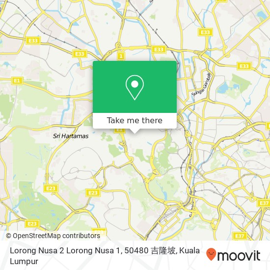 Lorong Nusa 2 Lorong Nusa 1, 50480 吉隆坡 map