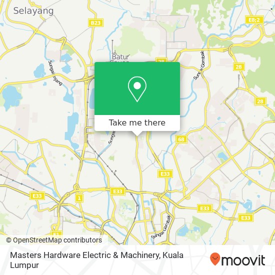 Masters Hardware Electric & Machinery map