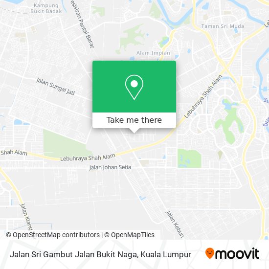 Jalan Sri Gambut Jalan Bukit Naga map