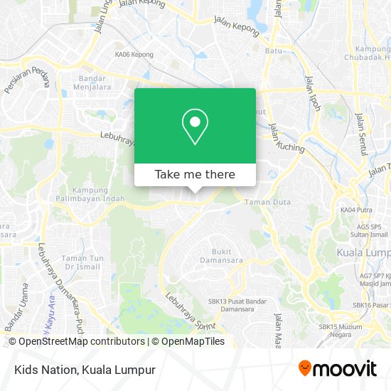 Kids Nation map