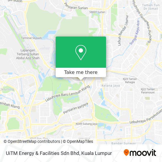 UiTM Energy & Facilities Sdn Bhd map