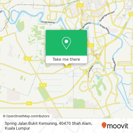 Spring Jalan Bukit Kemuning, 40470 Shah Alam map
