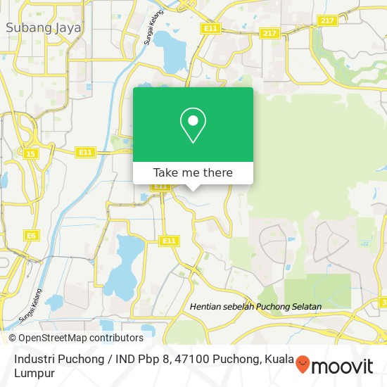 Industri Puchong / IND Pbp 8, 47100 Puchong map