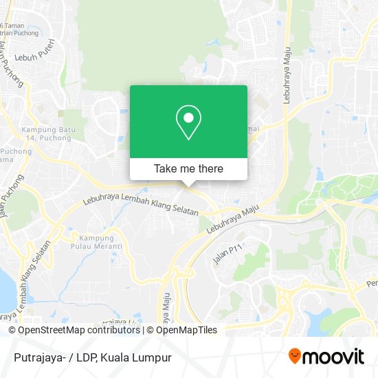 Putrajaya- / LDP map
