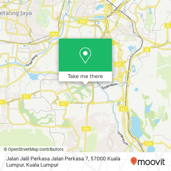 Peta Jalan Jalil Perkasa Jalan Perkasa 7, 57000 Kuala Lumpur