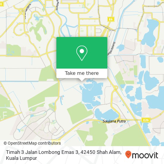 Timah 3 Jalan Lombong Emas 3, 42450 Shah Alam map