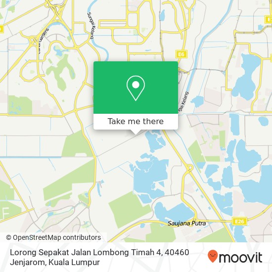 Peta Lorong Sepakat Jalan Lombong Timah 4, 40460 Jenjarom