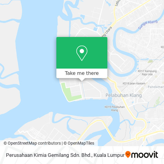 Perusahaan Kimia Gemilang Sdn. Bhd. map