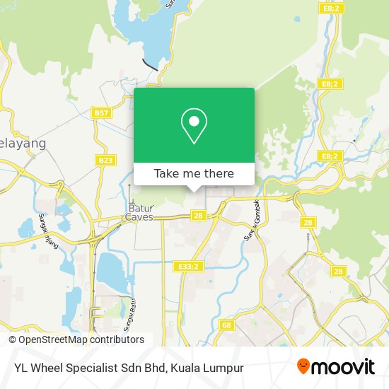 YL Wheel Specialist Sdn Bhd map