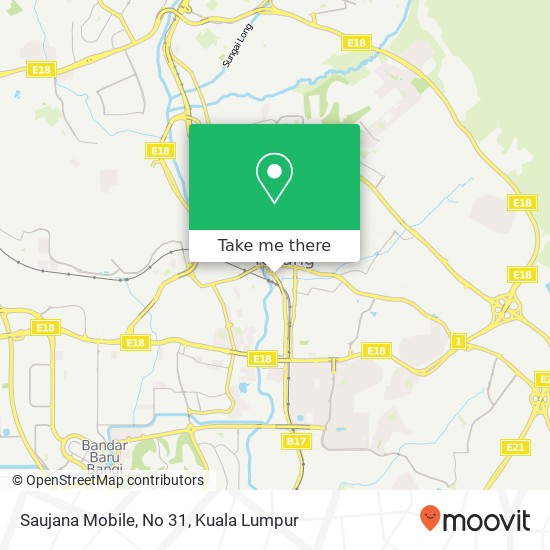 Saujana Mobile, No 31 map