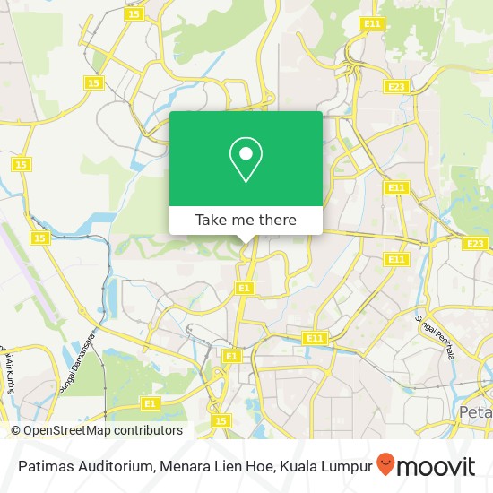 Patimas Auditorium, Menara Lien Hoe map