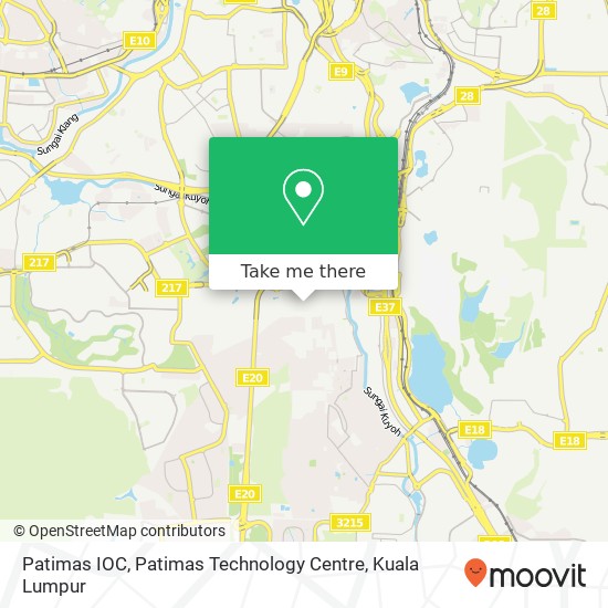 Patimas IOC, Patimas Technology Centre map