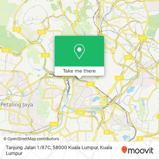 Tanjung Jalan 1 / 87C, 58000 Kuala Lumpur map