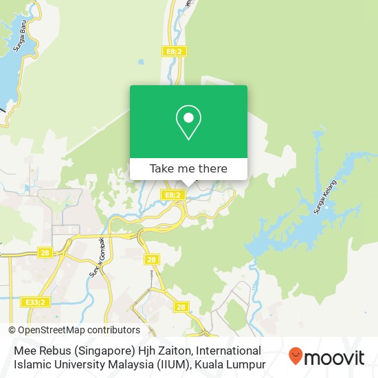 Mee Rebus (Singapore) Hjh Zaiton, International Islamic University Malaysia (IIUM) map