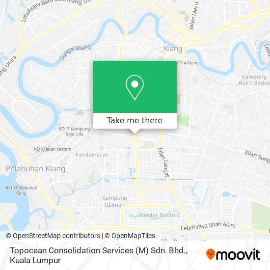 Topocean Consolidation Services (M) Sdn. Bhd. map