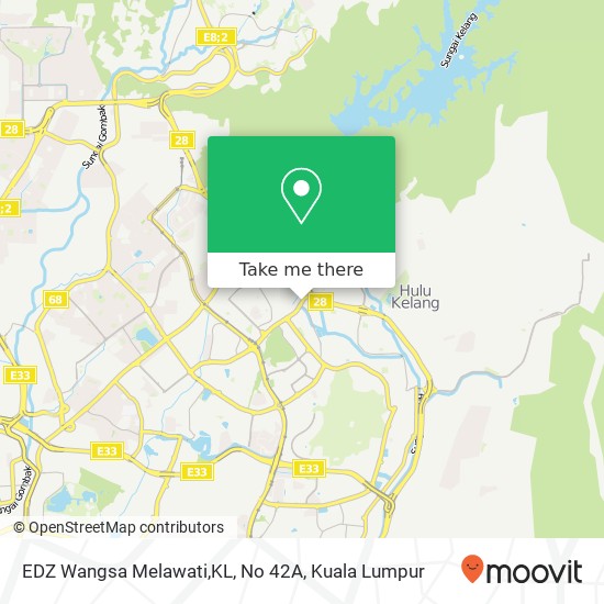 Peta EDZ Wangsa Melawati,KL, No 42A