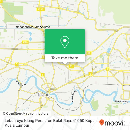 Lebuhraya Klang Persiaran Bukit Raja, 41050 Kapar map