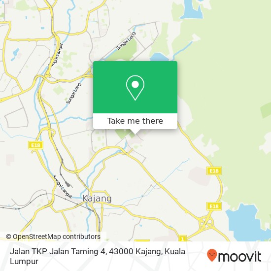 Jalan TKP Jalan Taming 4, 43000 Kajang map