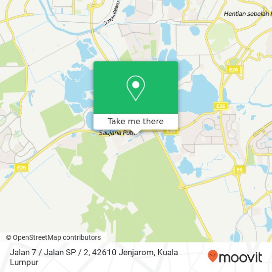 Peta Jalan 7 / Jalan SP / 2, 42610 Jenjarom