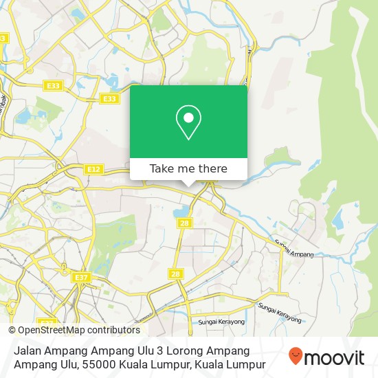 Jalan Ampang Ampang Ulu 3 Lorong Ampang Ampang Ulu, 55000 Kuala Lumpur map