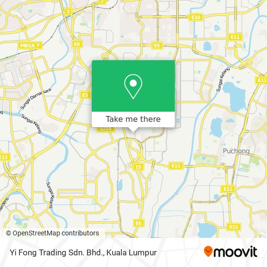 Yi Fong Trading Sdn. Bhd. map