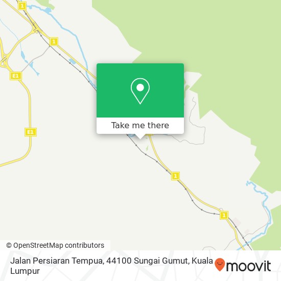 Jalan Persiaran Tempua, 44100 Sungai Gumut map