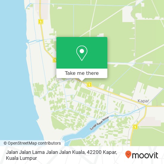 Jalan Jalan Lama Jalan Jalan Kuala, 42200 Kapar map