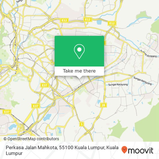 Perkasa Jalan Mahkota, 55100 Kuala Lumpur map