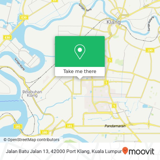 Jalan Batu Jalan 13, 42000 Port Klang map