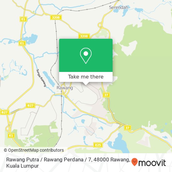 Peta Rawang Putra / Rawang Perdana / 7, 48000 Rawang