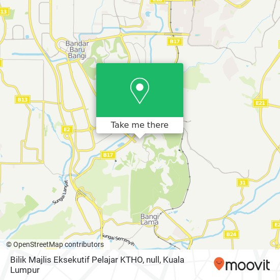 Bilik Majlis Eksekutif Pelajar KTHO, null map