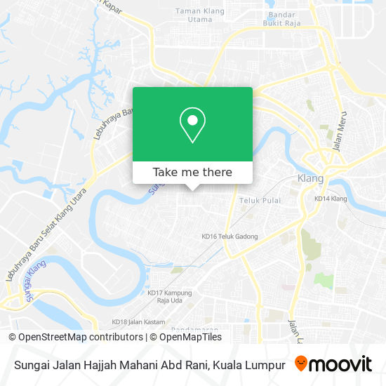 Sungai Jalan Hajjah Mahani Abd Rani map