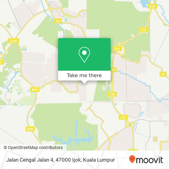 Jalan Cengal Jalan 4, 47000 Ijok map