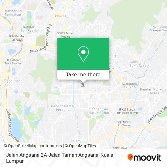 Jalan Angsana 2A Jalan Taman Angsana map