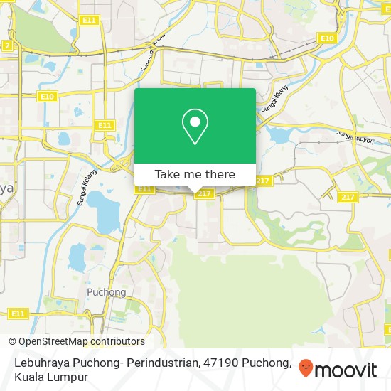 Lebuhraya Puchong- Perindustrian, 47190 Puchong map