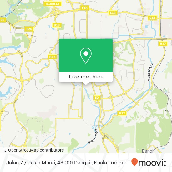 Peta Jalan 7 / Jalan Murai, 43000 Dengkil