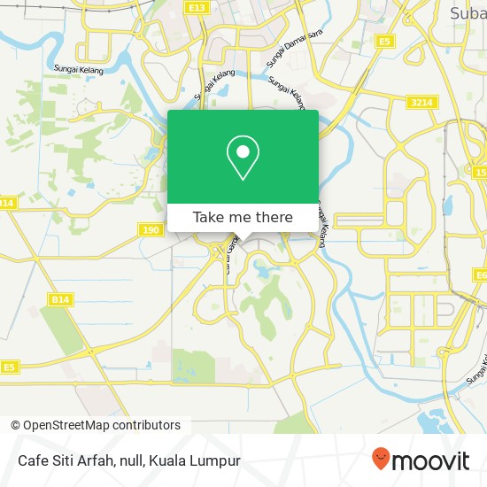 Cafe Siti Arfah, null map