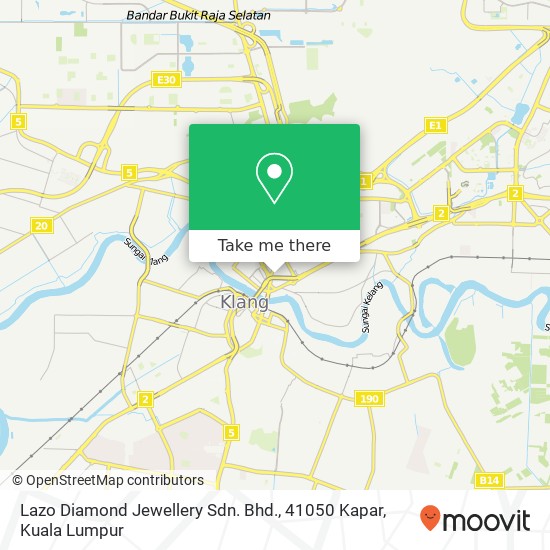 Lazo Diamond Jewellery Sdn. Bhd., 41050 Kapar map