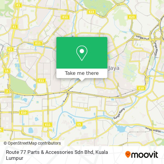 Peta Route 77 Parts & Accessories Sdn Bhd