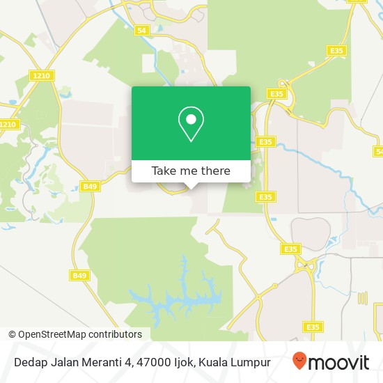 Dedap Jalan Meranti 4, 47000 Ijok map