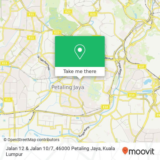 Jalan 12 & Jalan 10 / 7, 46000 Petaling Jaya map
