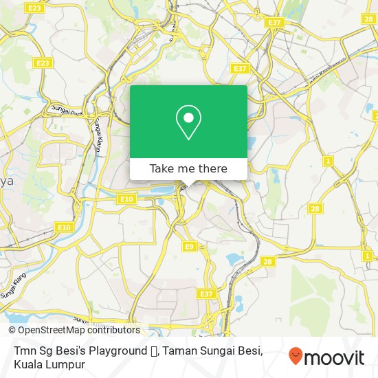 Peta Tmn Sg Besi's Playground , Taman Sungai Besi