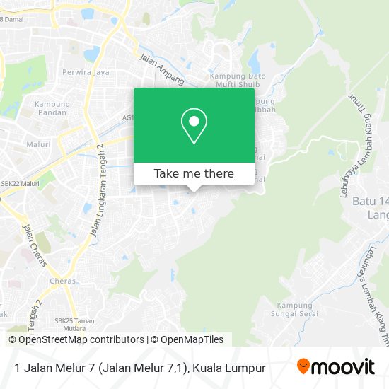 1 Jalan Melur 7 (Jalan Melur 7,1) map