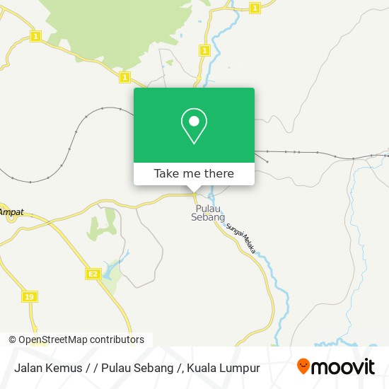 Jalan Kemus / / Pulau Sebang / map